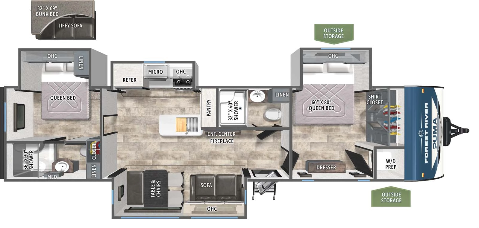 340DB Floorplan Image